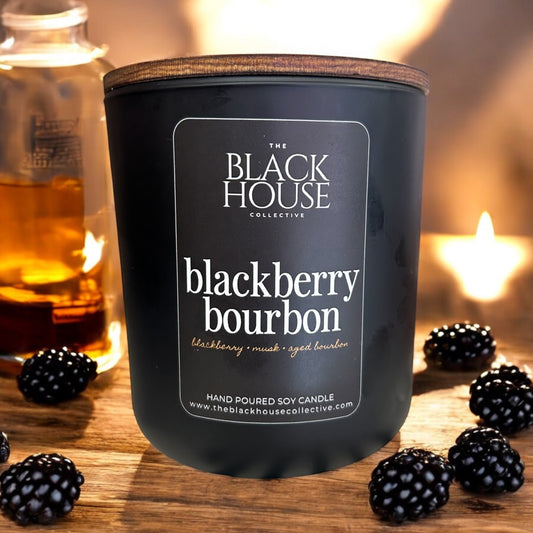 Blackberry Bourbon | Soy Candle | Blackberry + Bourbon