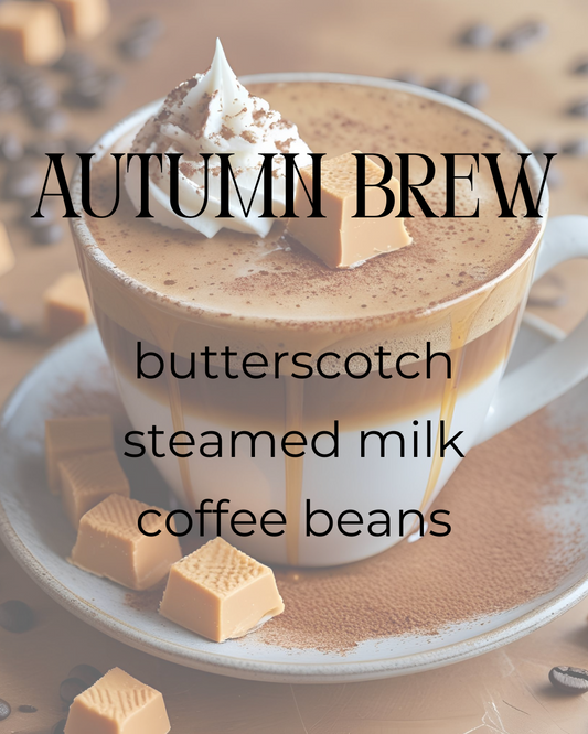 Autumn Brew | Soy Candle | butterscotch + coffee beans