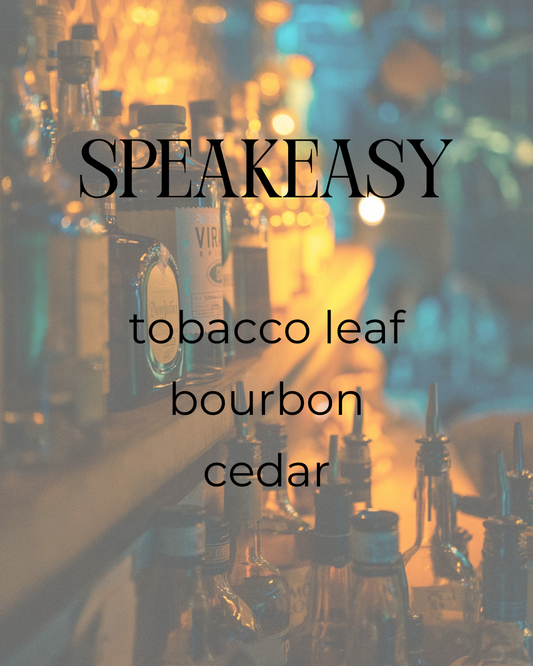 Speakeasy | Soy Candle | Tobacco + Bourbon